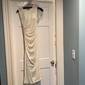 Brand new Ivory silk Theory Dress